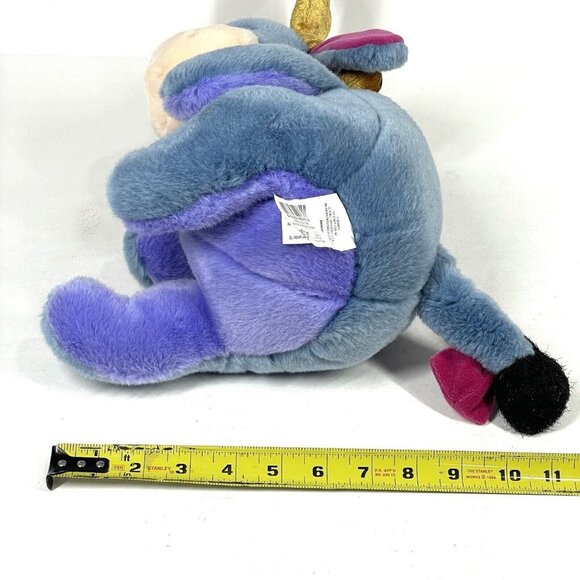 Disney Store Eeyore Plush Reindeer w Antlers Christmas Jingle Bells Exclusive - Picture 12 of 13
